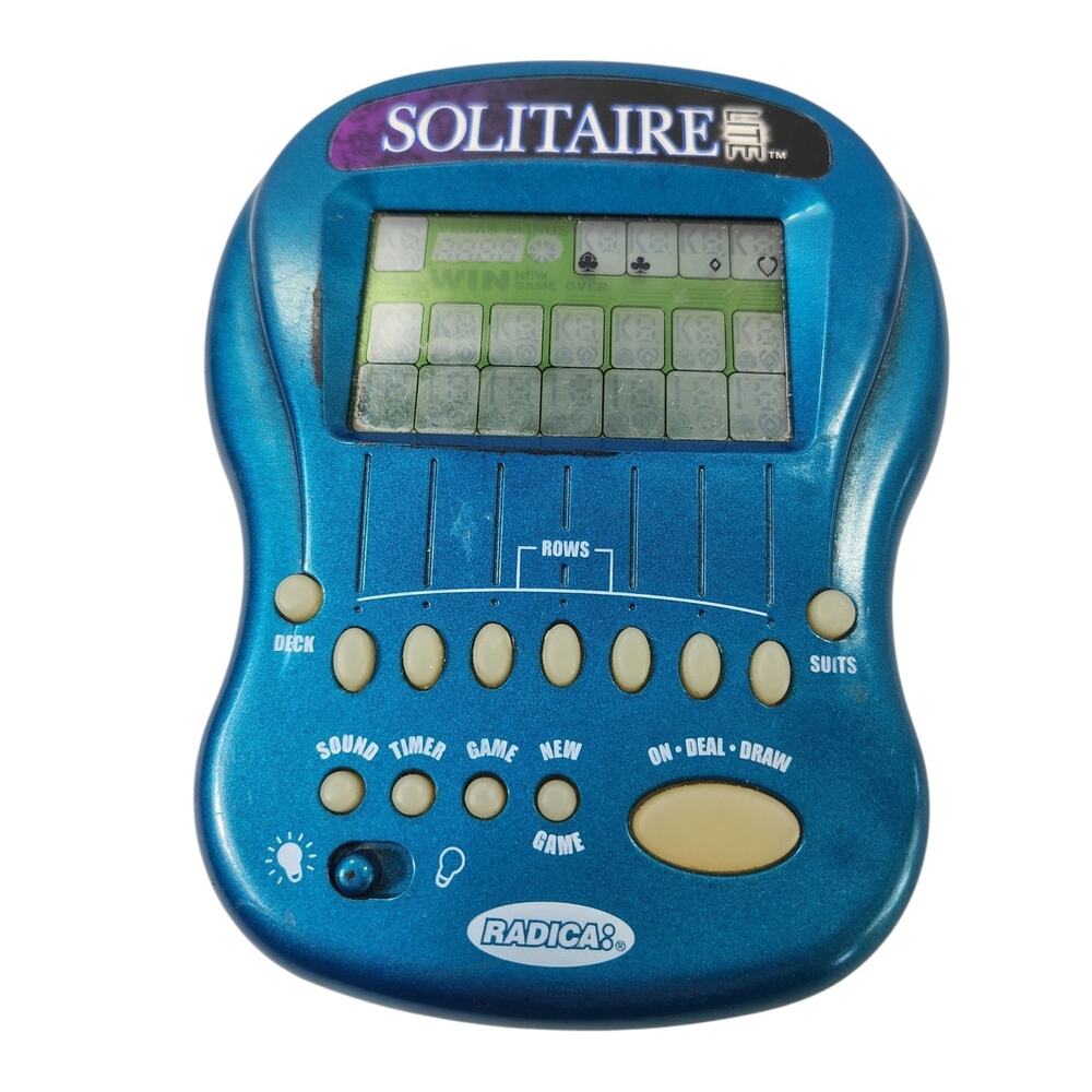 Radica Soliaire Lite - Backlight NOT Working- Handheld Game Battery Powered